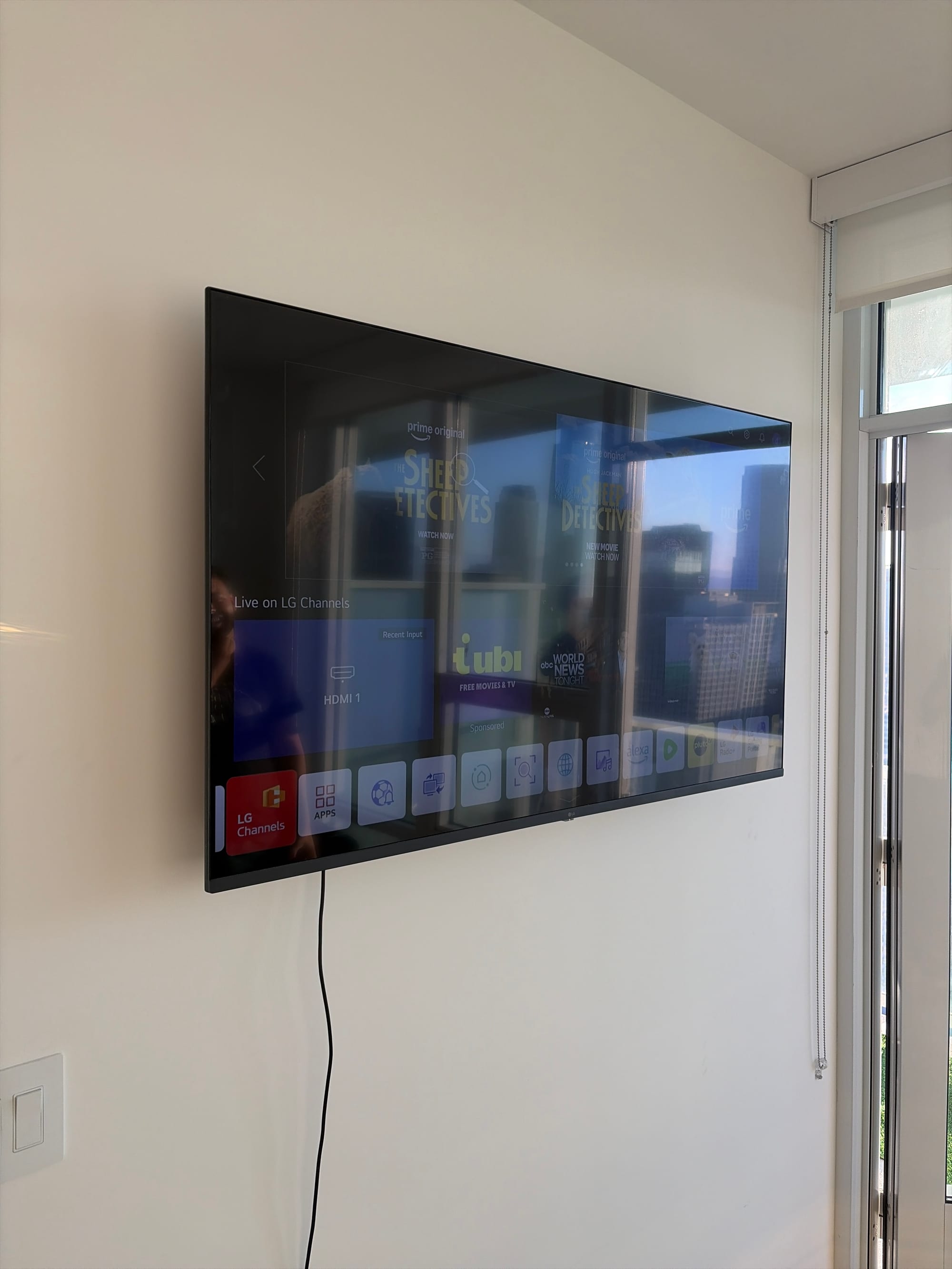 TV Mounting job completed in Los Angeles