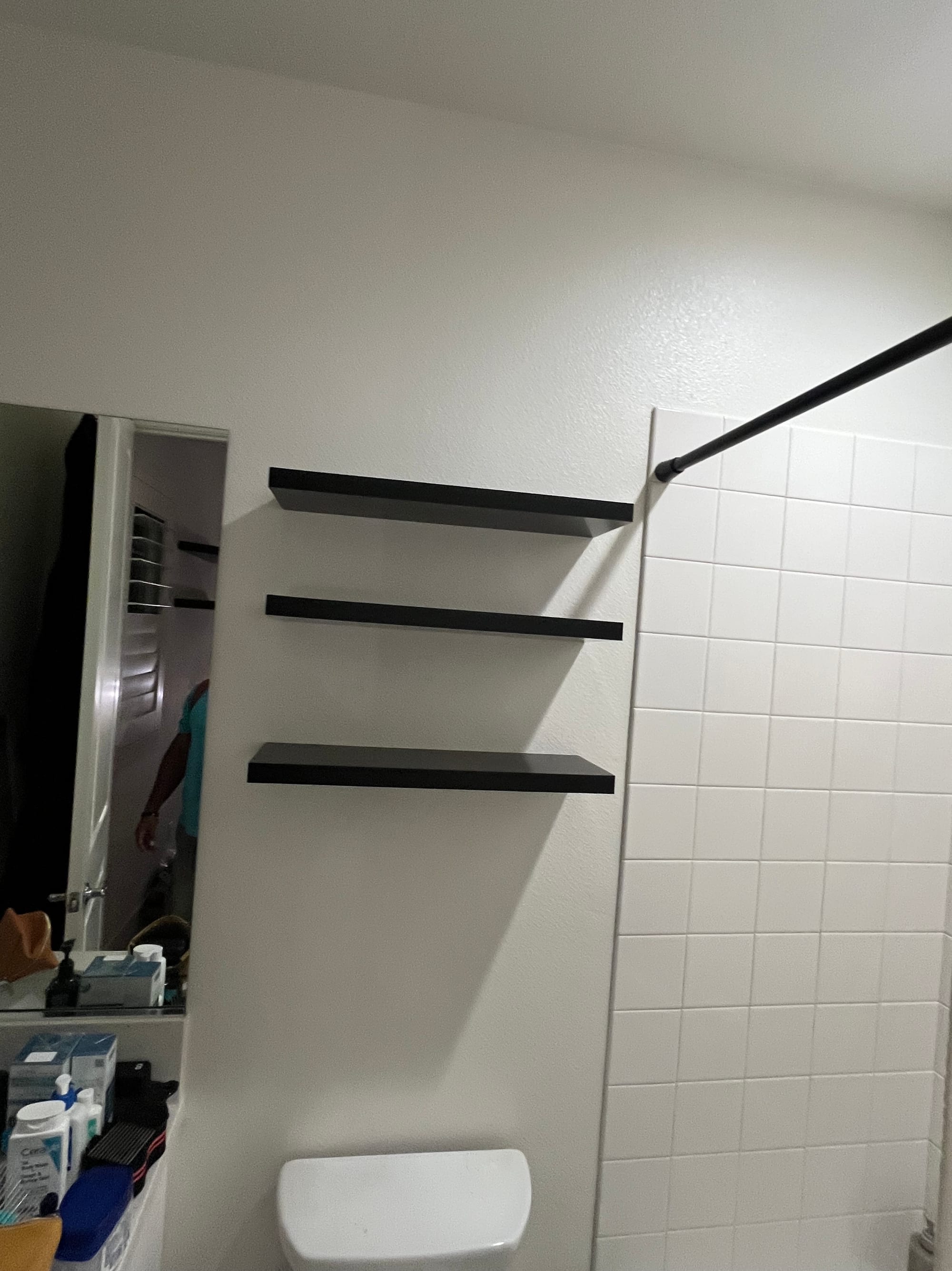 Floating Shelf Installation job completed in Los Angeles